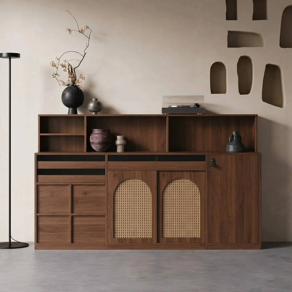 Walnut Mid-Century Sideboard