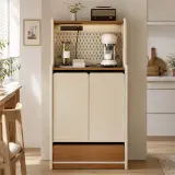 Cream-Style Pegboard Sideboard