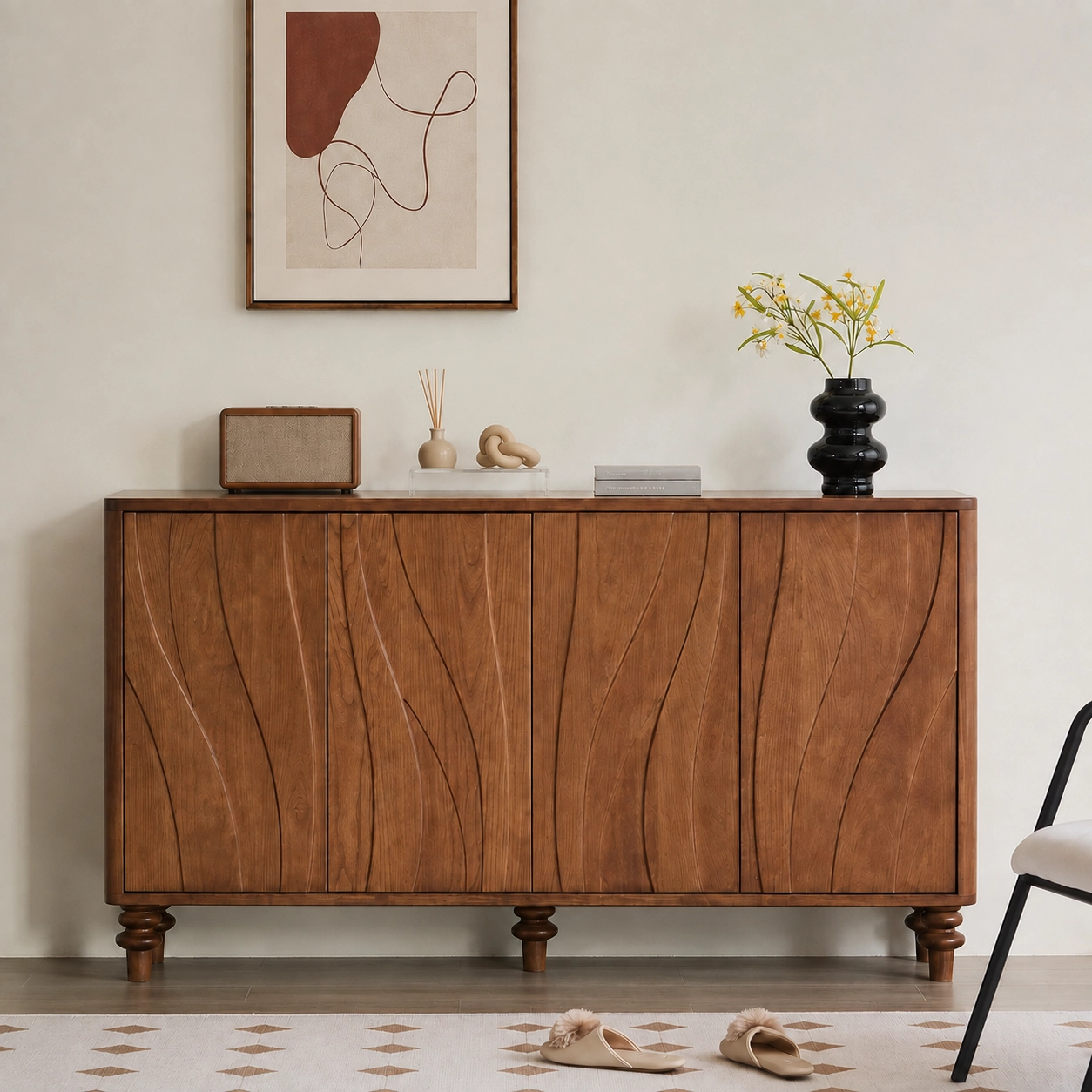 Mid-Century Walnut Sideboard