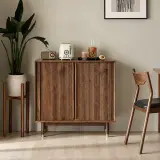 Nordic Solid Wood Sideboard