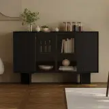 Two-Tone Retro Wood Sideboard