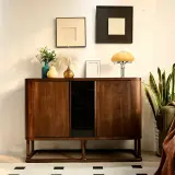 Solid Walnut Modern Sideboard