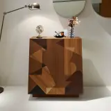 Two-Tone Oak Parquetry Sideboard