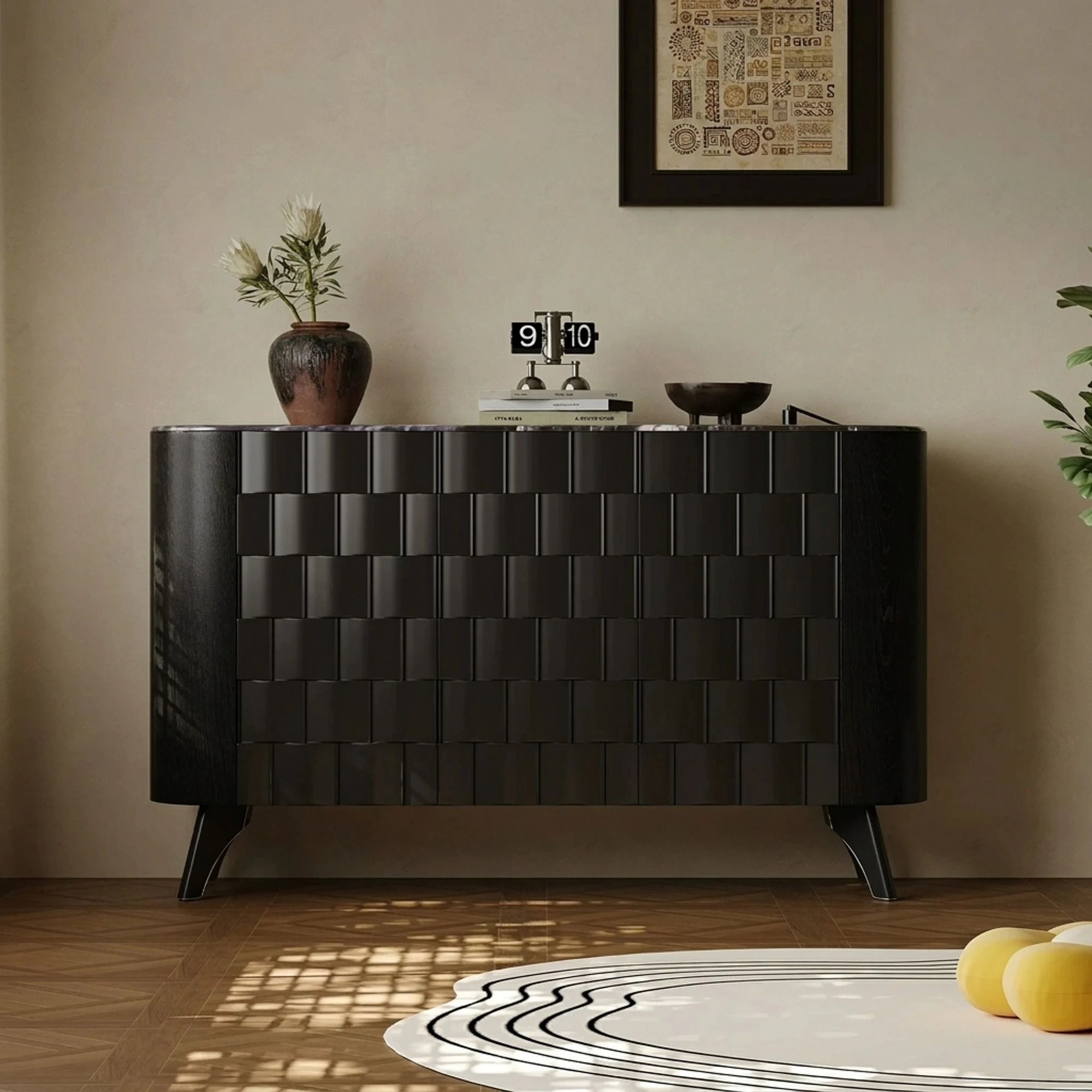 Micro-crystalline Stone Sideboard