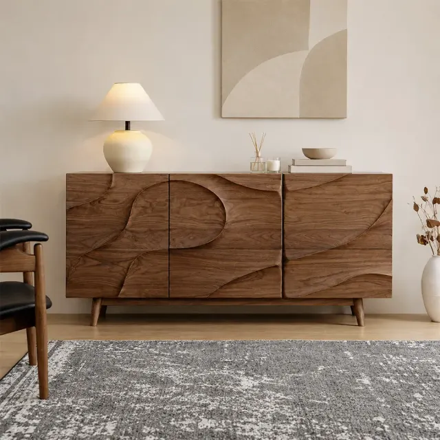 Mid-Century Black Walnut Sideboard