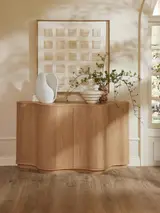 Atelier Curved Wood Sideboard