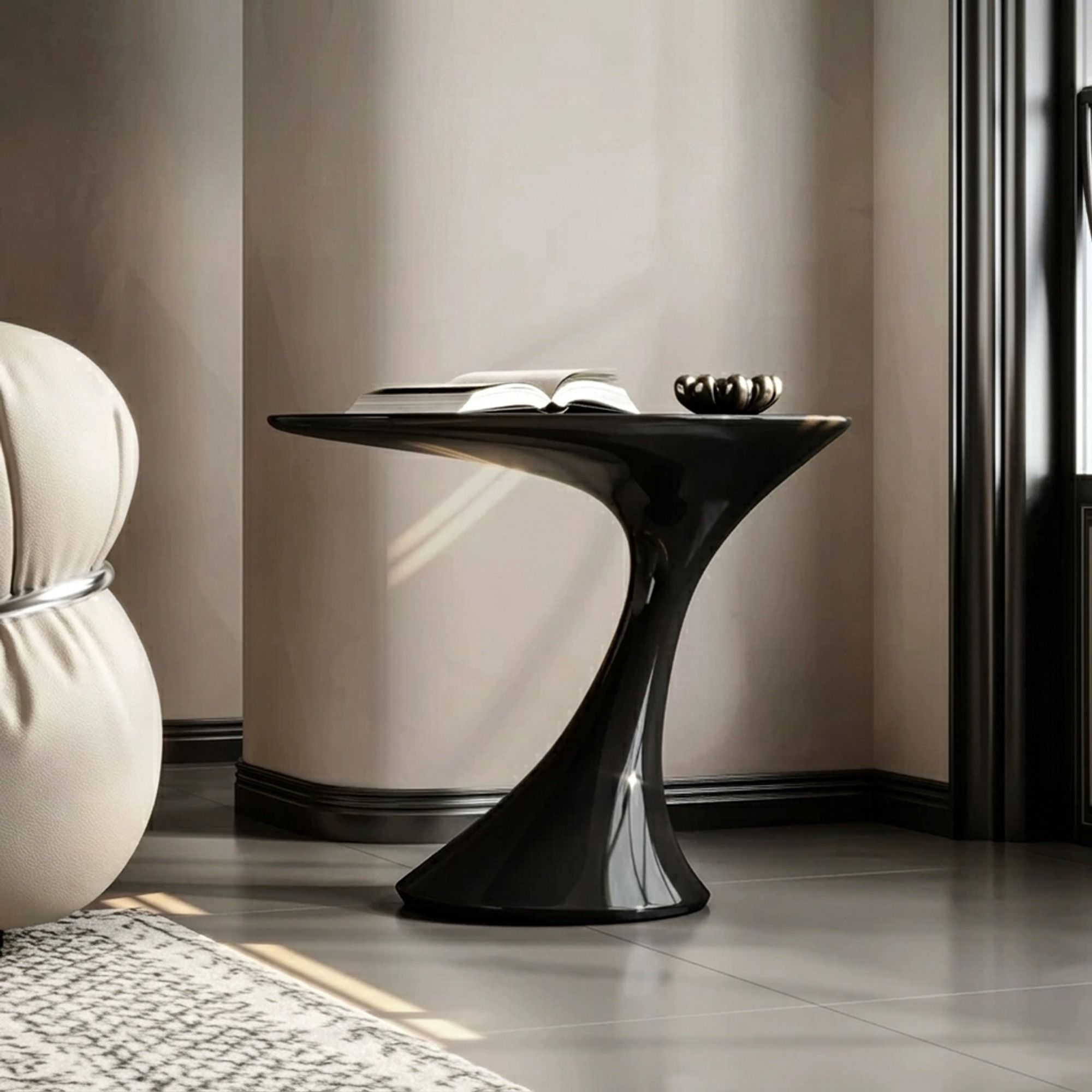 Puzzle High-Gloss Side Table