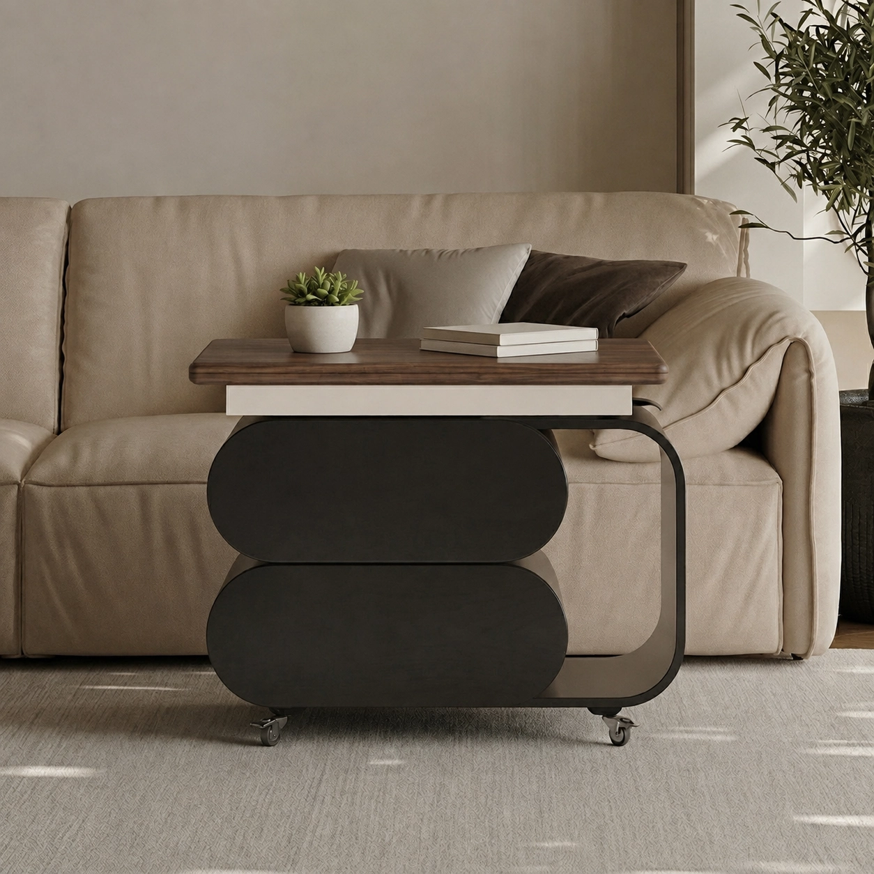Solid Wood Lift-Top Coffee Table