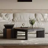 Minimalist Geometric Coffee Table Set