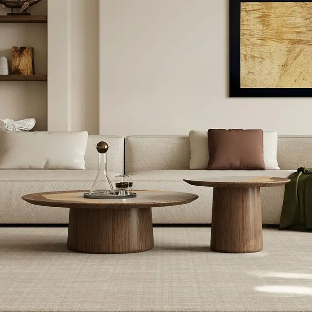 Artistic Round Coffee Table Set