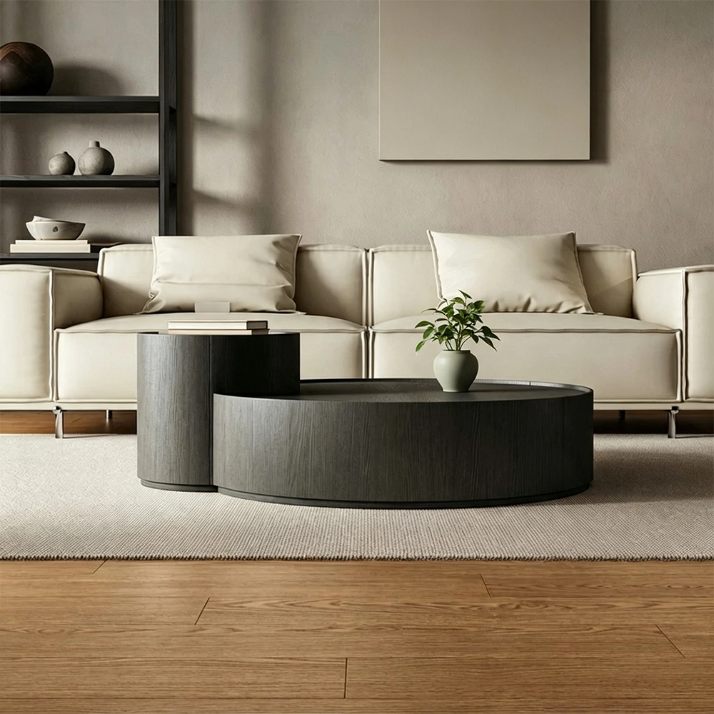 Contemporary Engineered Wood Coffee Table