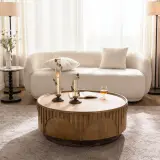 Solid Wood Wabi-Sabi Coffee Table