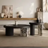 Contemporary Solid Wood Coffee Table