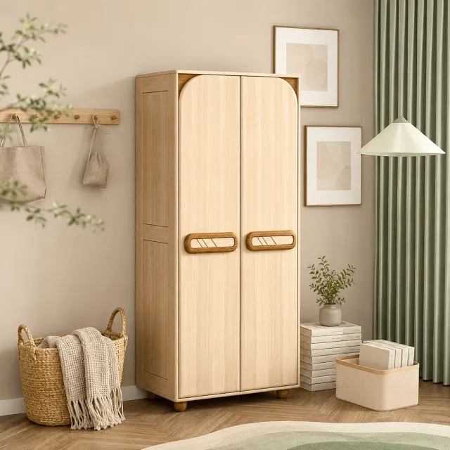 Minimalist Modern Double-Door Wardrobe