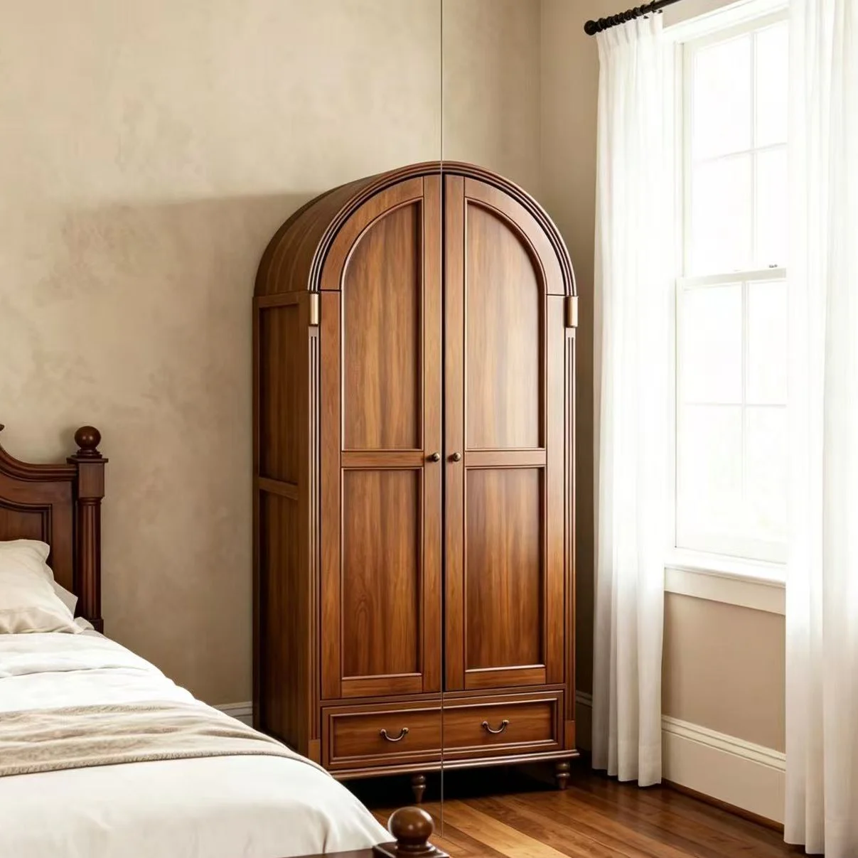 Vintage Arched Door Wardrobe