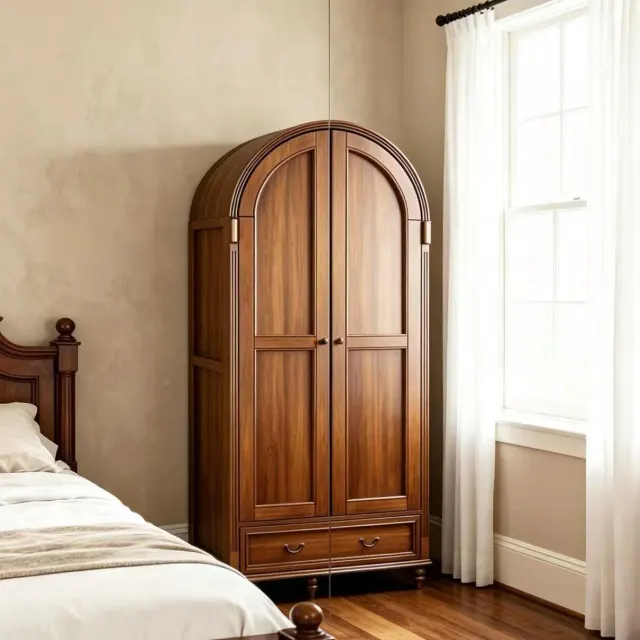 Vintage Arched Door Wardrobe
