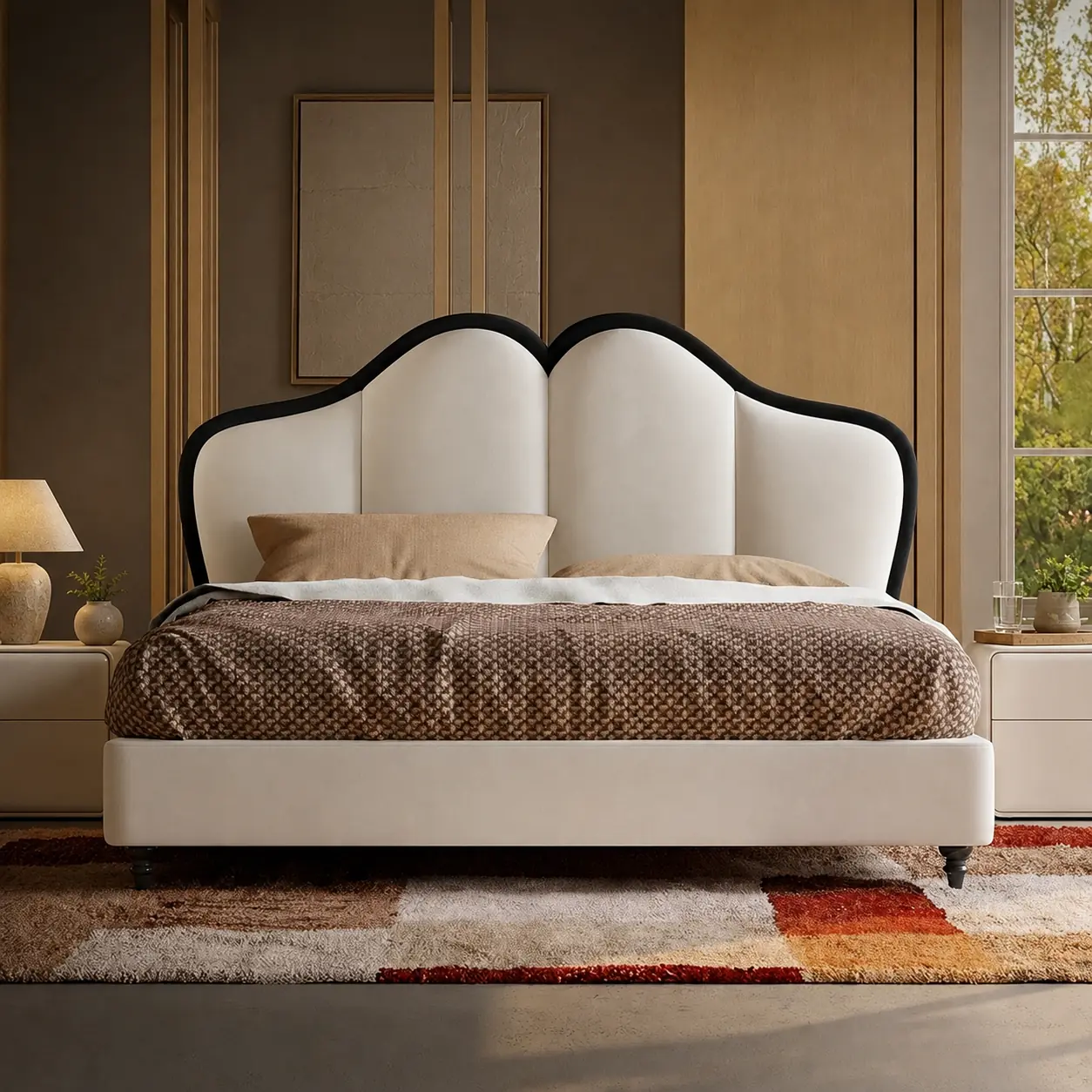 Chenille Tufted Butterfly Bed