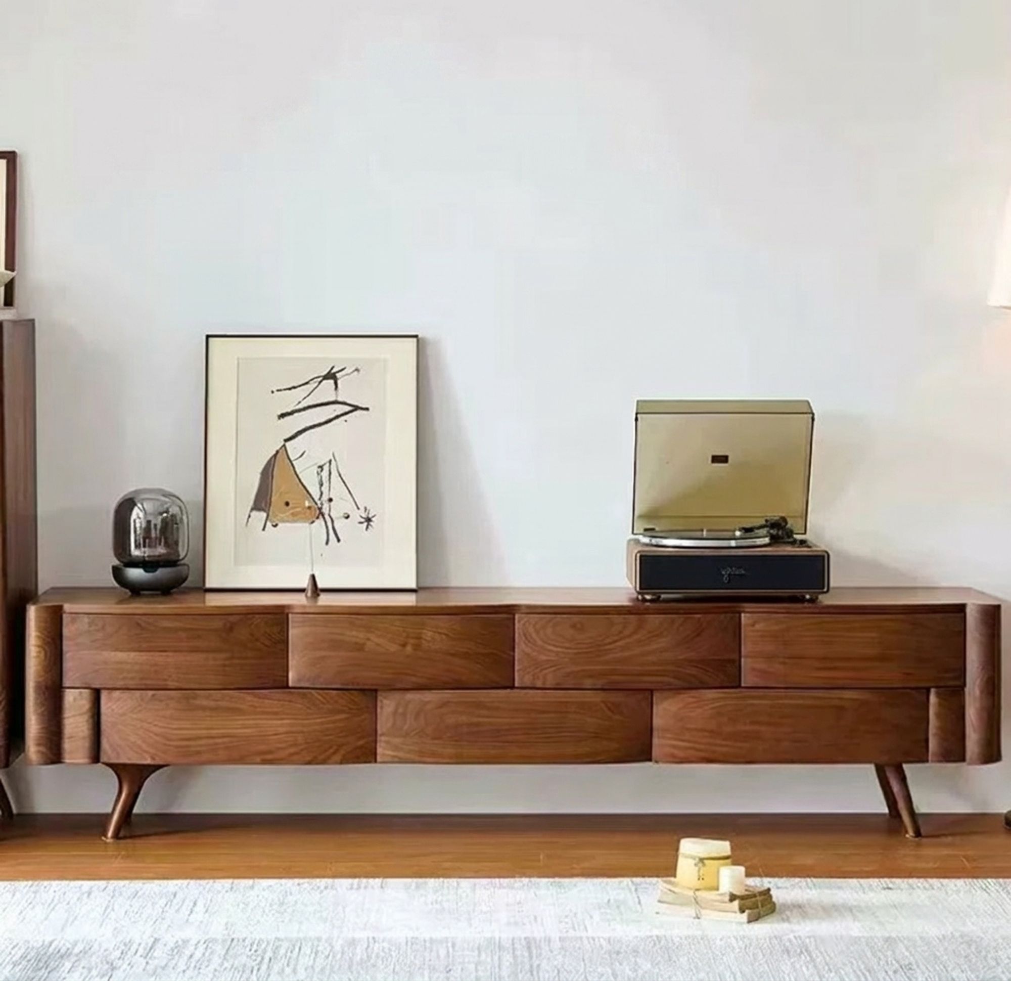 Black Walnut Media Console
