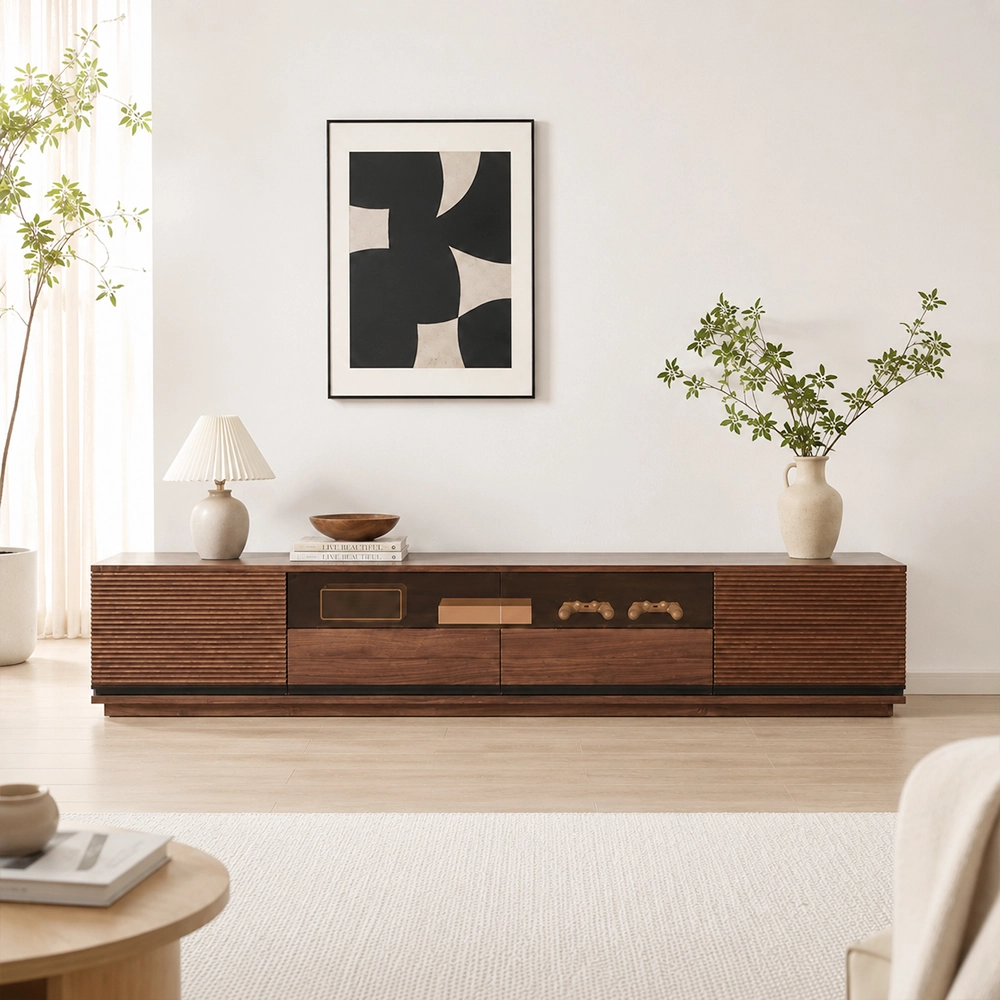 Minimalist Illuminated TV Stand