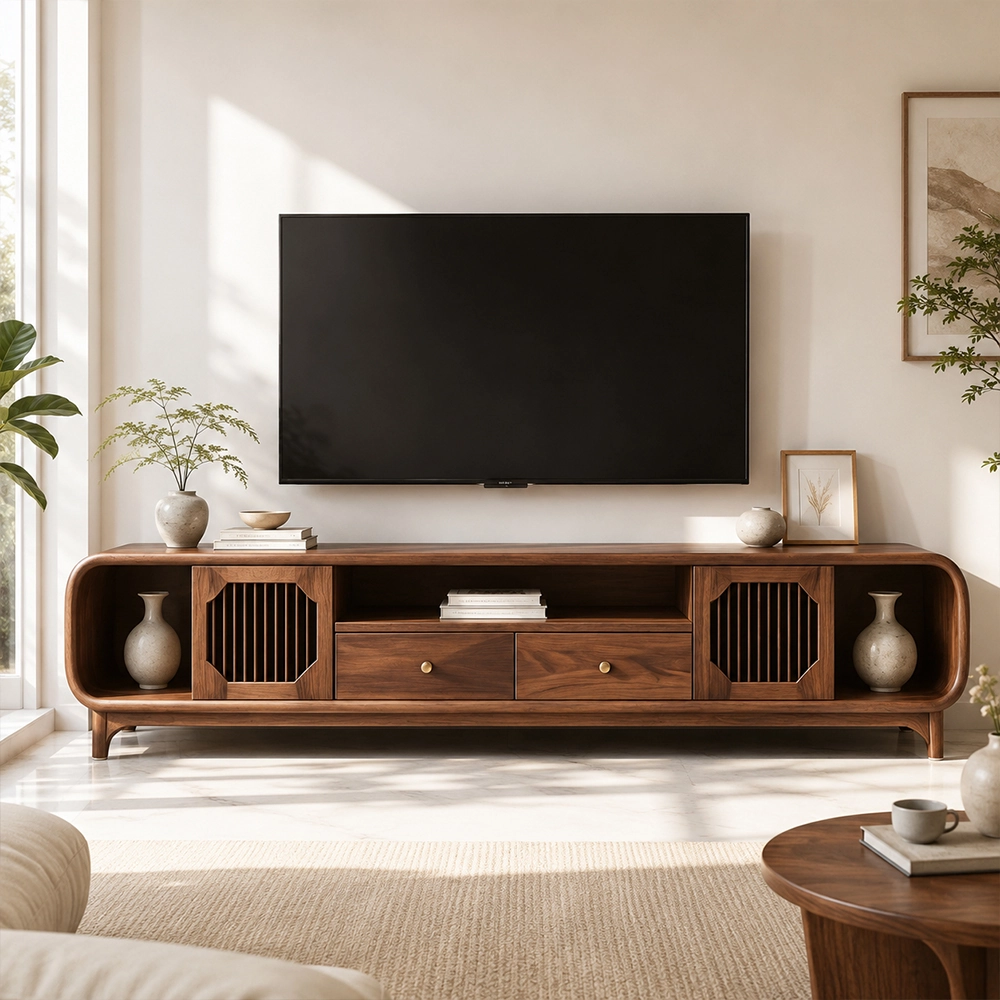 Solid Wood TV Stand