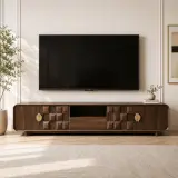 Black Walnut Media Console