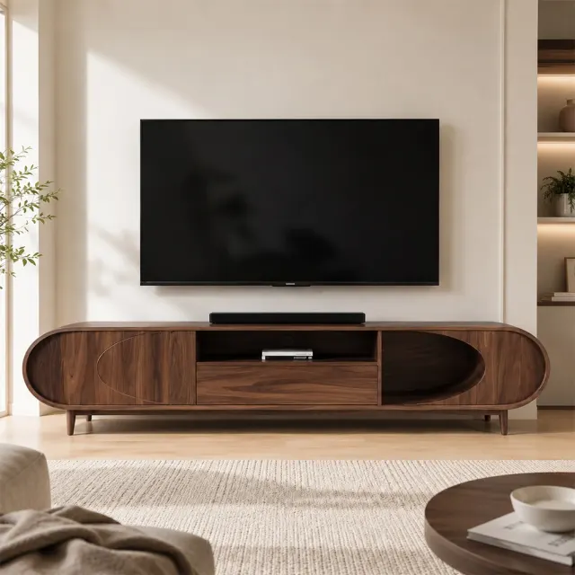 Black Walnut TV Console