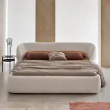 Wabi-Sabi Upholstered Platform Bed