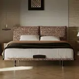 Upholstered High-Back Bed