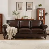Retro Leather Sofa