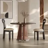 Round Solid Wood Dining Table
