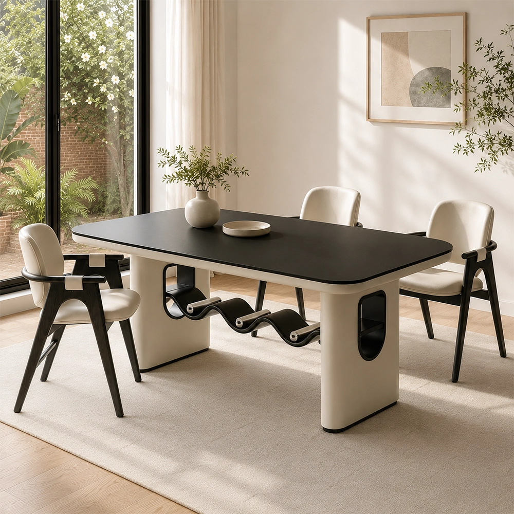 Minimalist Stone Dining Table
