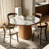 Ash Veneer Modern Dining Table