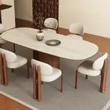 Vintage Travertine Dining Table