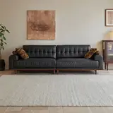 French Vintage Leather Sofa