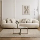 Whale Curved Fabric Sofa