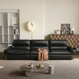 Minimalist Leather Cloud Sofa
