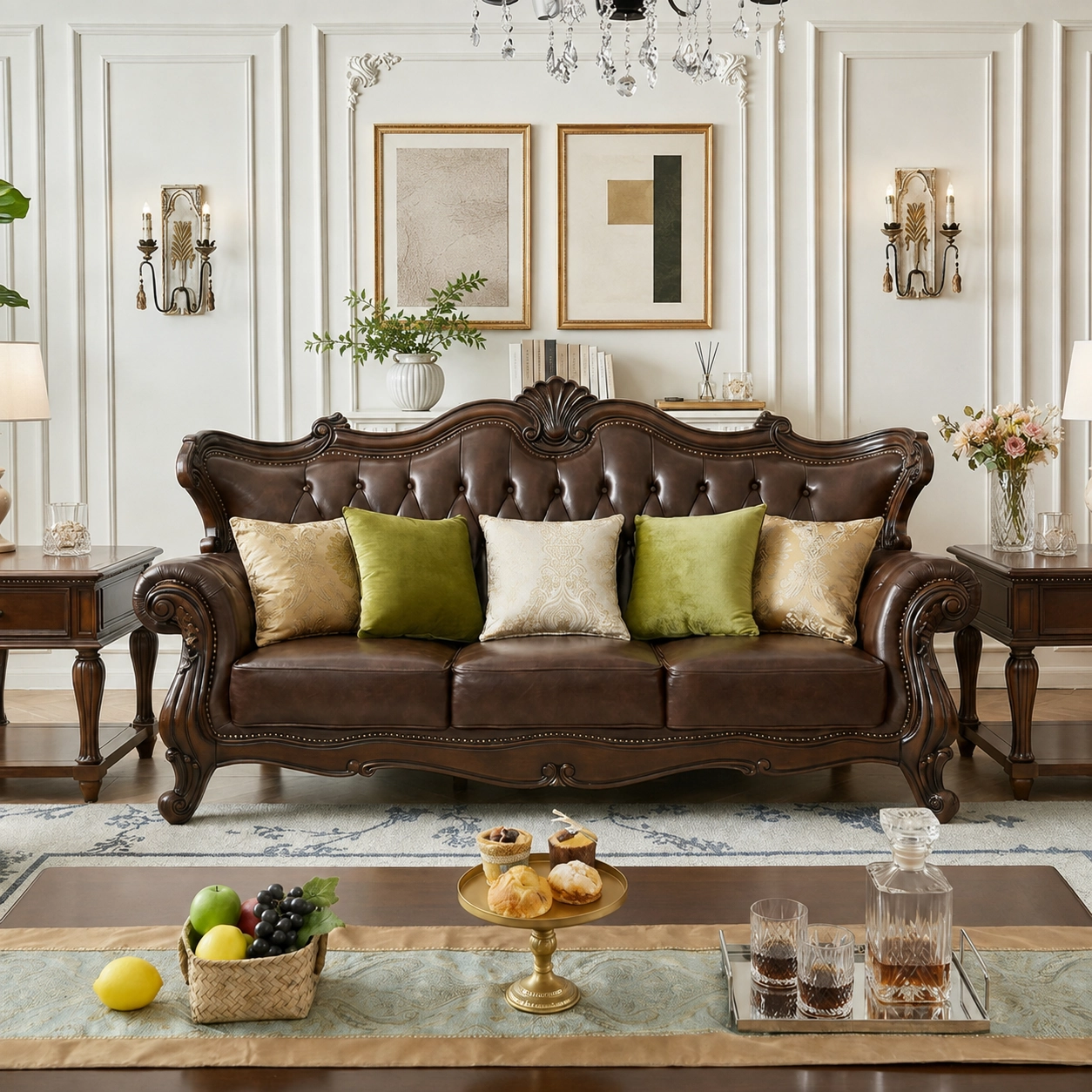 American Vintage Leather Sofa