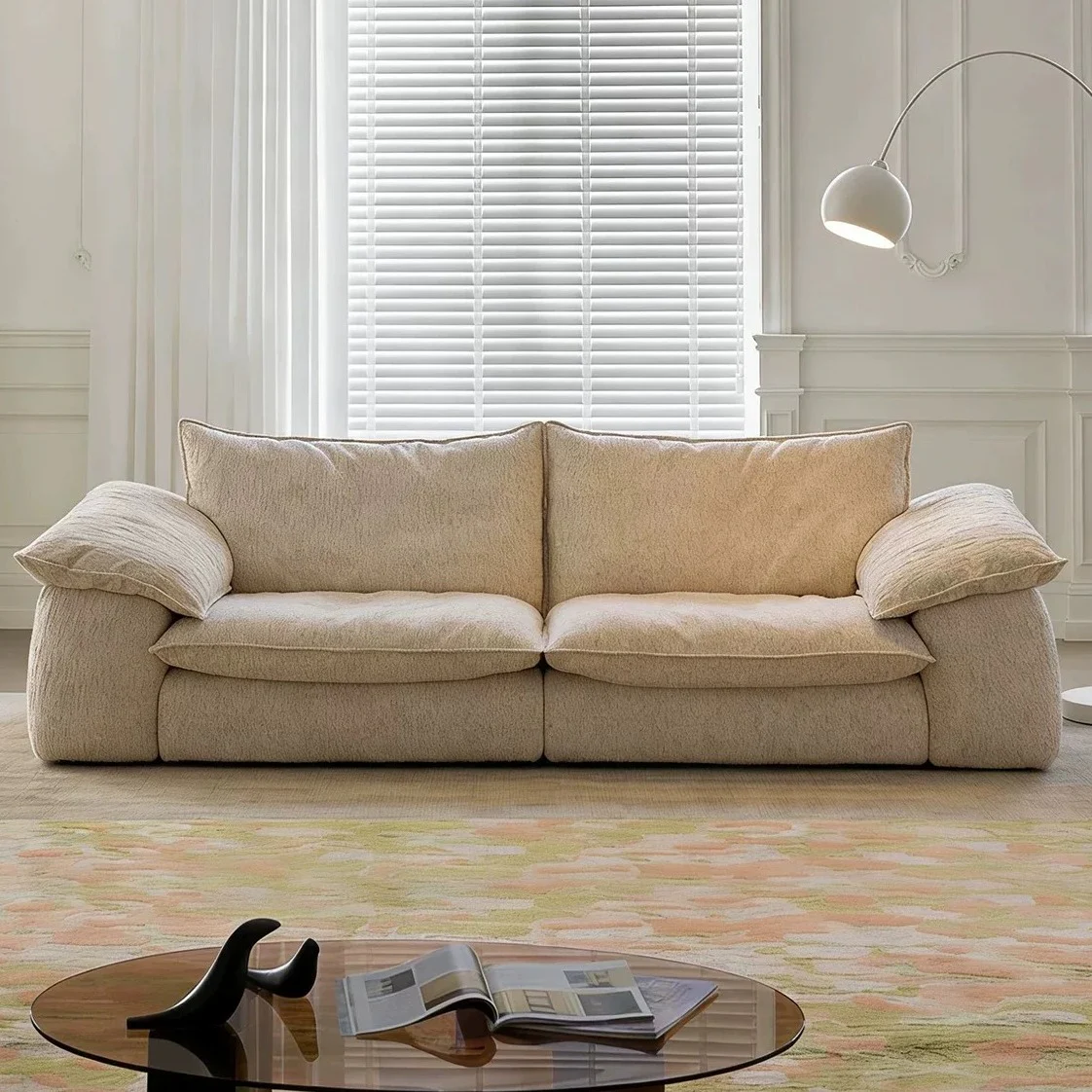 Elephant Ear Chenille Sofa