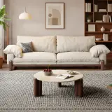 Cloud-Inspired Linen Sofa