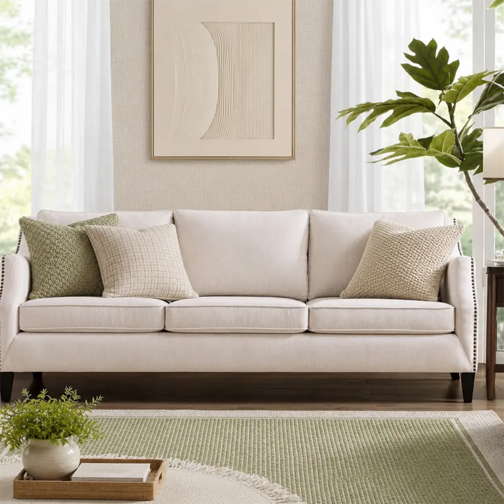 Vintage Ash Wood Sofa