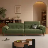 Vintage Chenille Fabric Sofa
