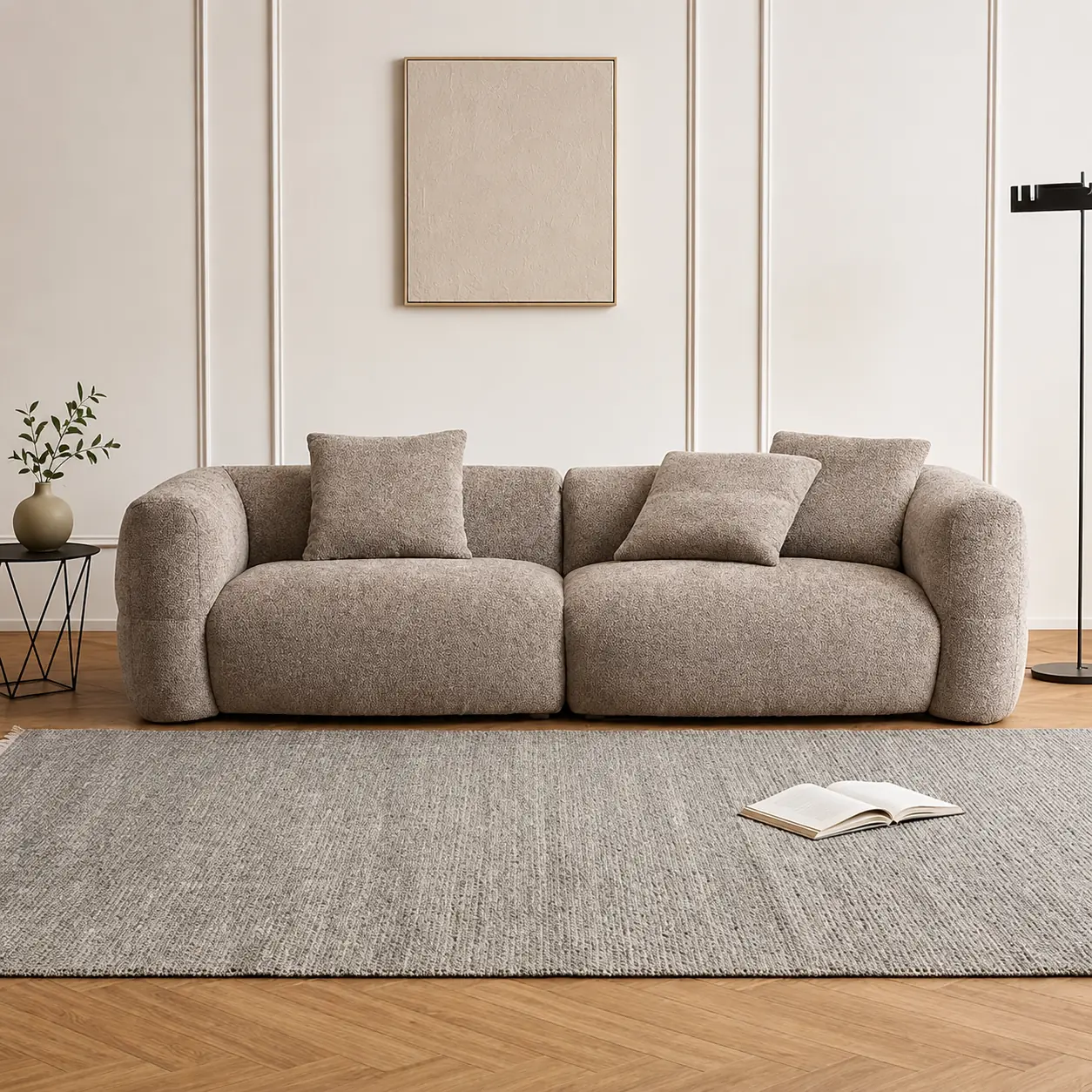 Minimalist Chenille Sofa