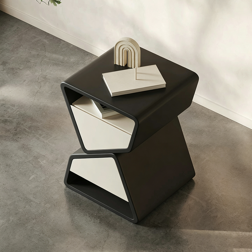 Retro Hourglass Nightstand