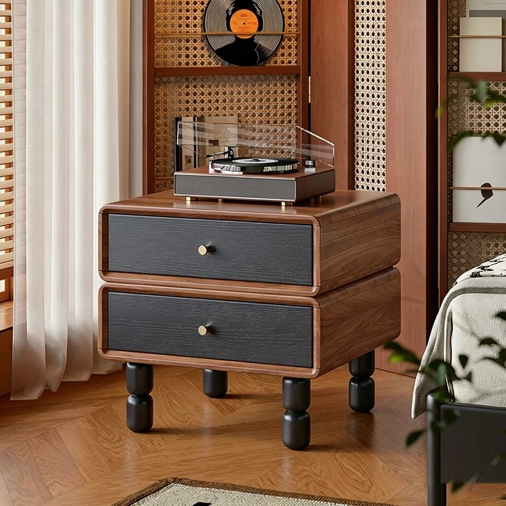Vintage Folding Nightstand