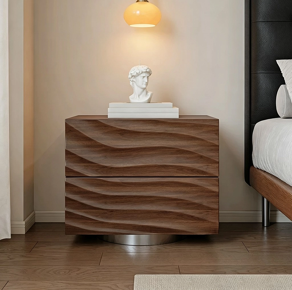 Wavy Rotary Nightstand