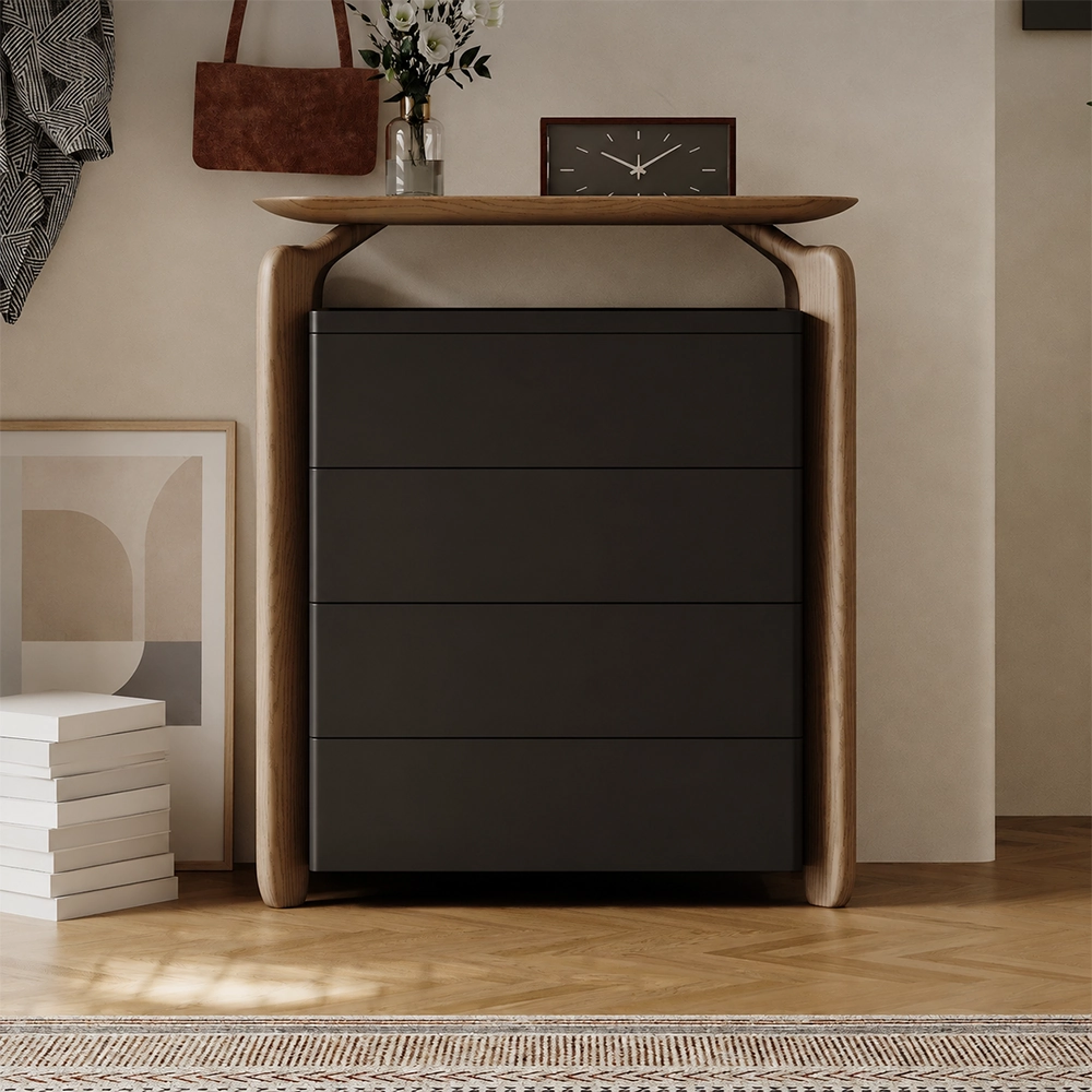 Minimalist Lacquered Nightstand