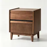 Solid Wood Drawer Nightstand