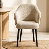 Linen Upholstered Dining Chair