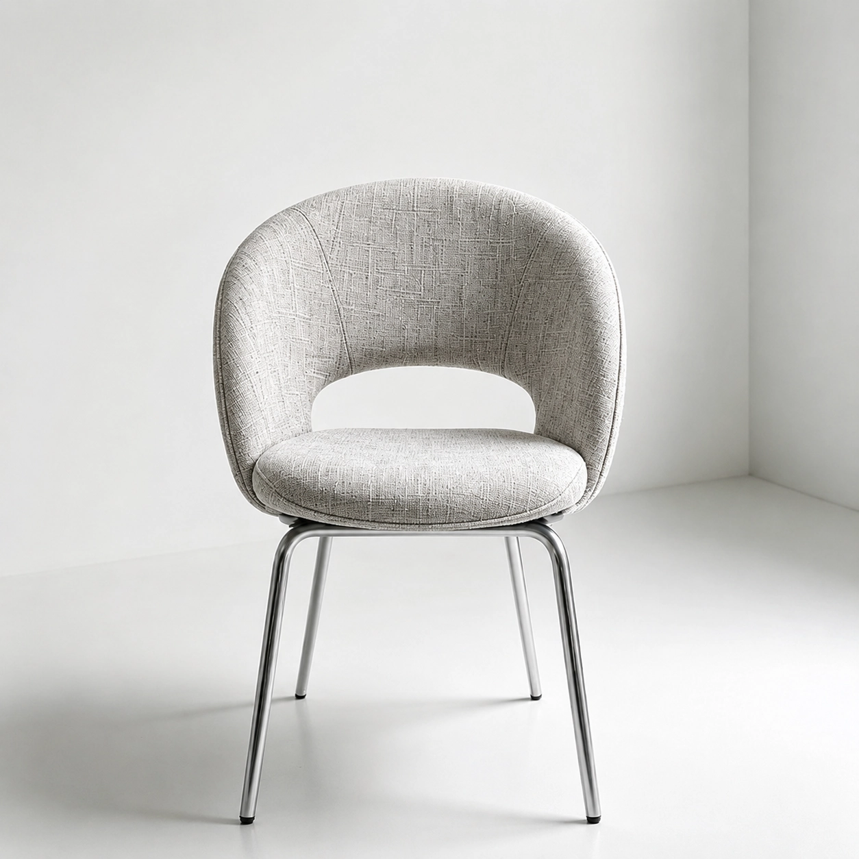 Minimalist Dining Chair with Arms