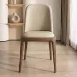Upholstered Solid Wood Dining Chair